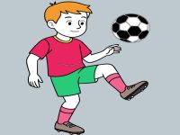 Futbolcu boyama oyunu